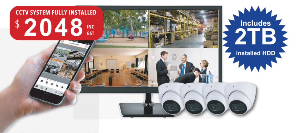 High-definition security camera package