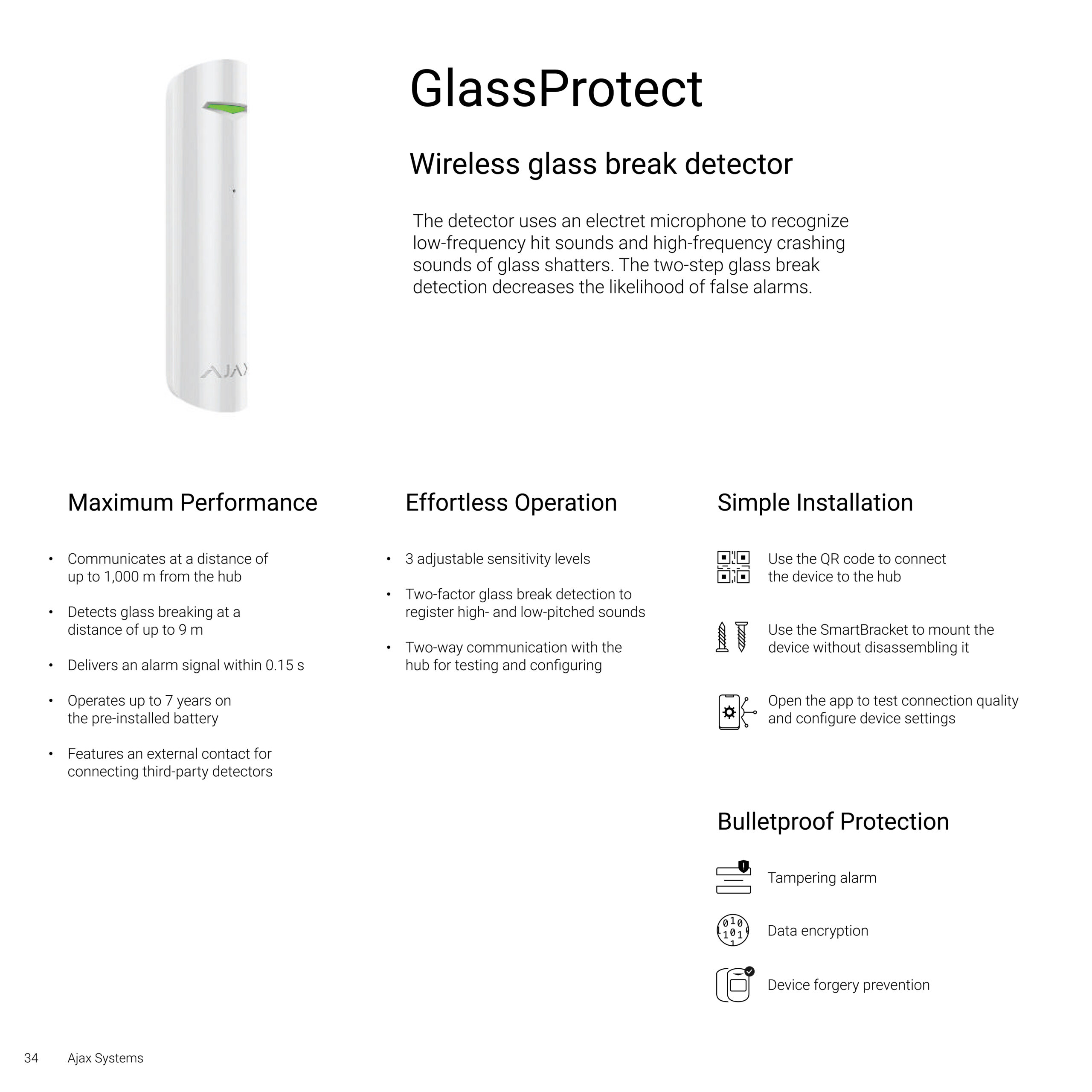 AJAX wireless security setup