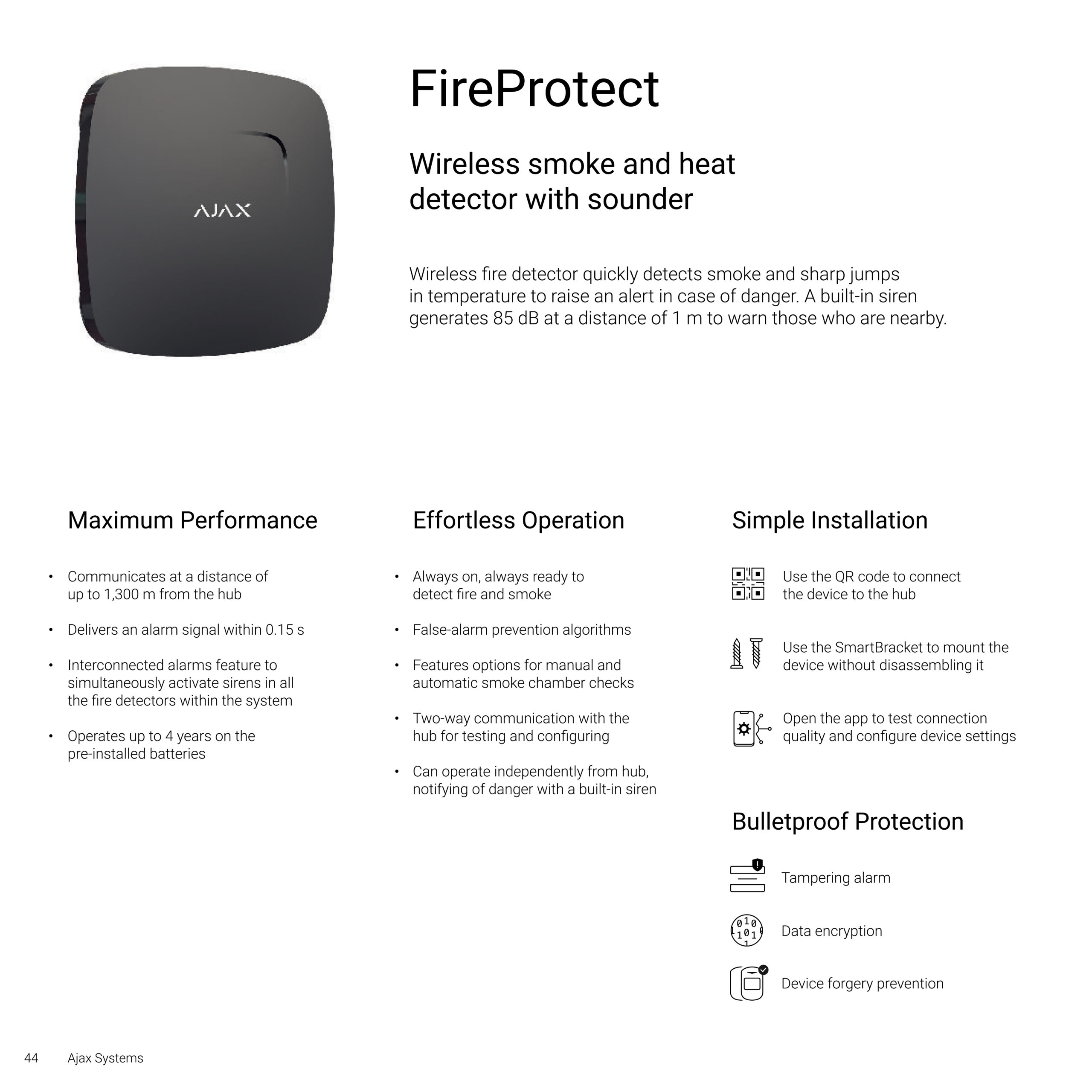 AJAX security system installation