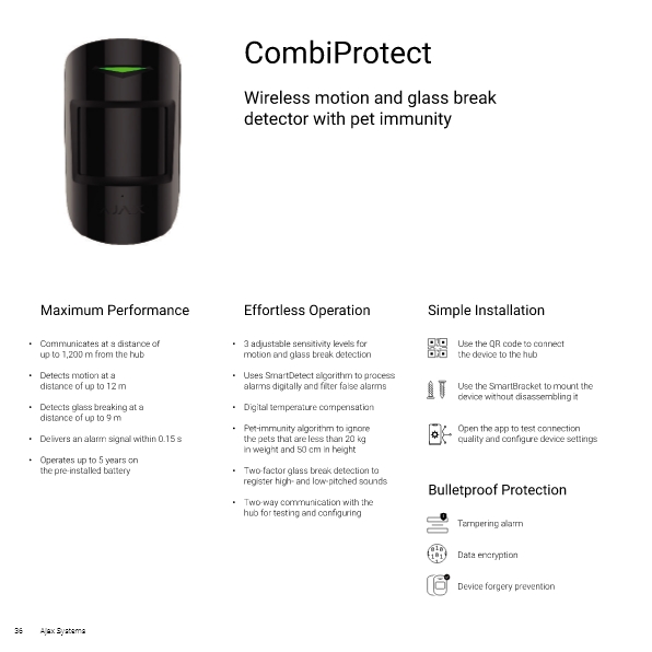 AJAX security system overview