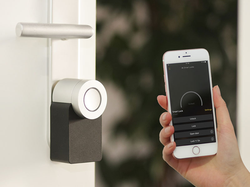 Self-monitored home security system